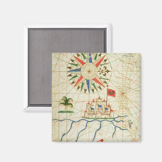 Aimant Egypte, le Nil et le Caire (Recto/Verso)