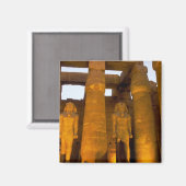 Aimant Egypte, Louxor. Temple de Karnack. (Recto/Verso)