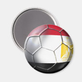 Aimant Égypte Pharoahs Soccer ventilateurs engrenage (Recto/Verso)