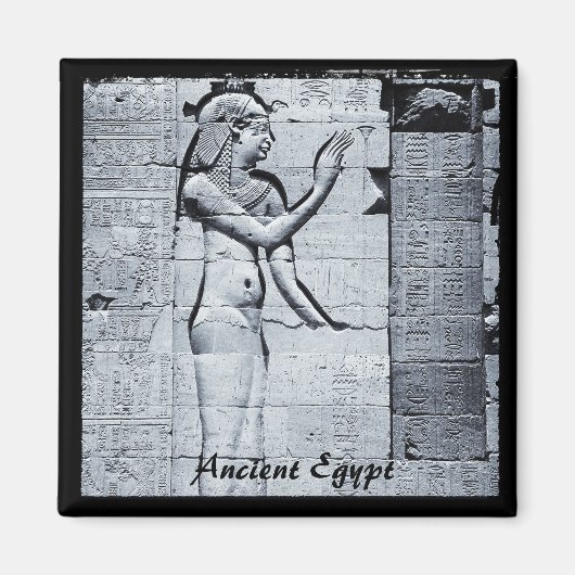 Aimant Egypte, Philae Temple, Hiéroglyphes (Frigo Magnet) (Devant)