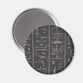 Aimant égyptien Hiéroglyphes (Recto/Verso)