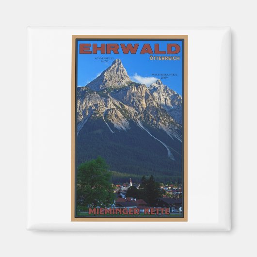 Aimant Ehrwald - la Sonnenspitze (Devant)