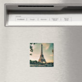 Aimant Eiffel tour lancer oreiller (In Situ (Lave-vaisselle))