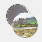 Aimant Eilean Donan Castle couleur (Recto/Verso)