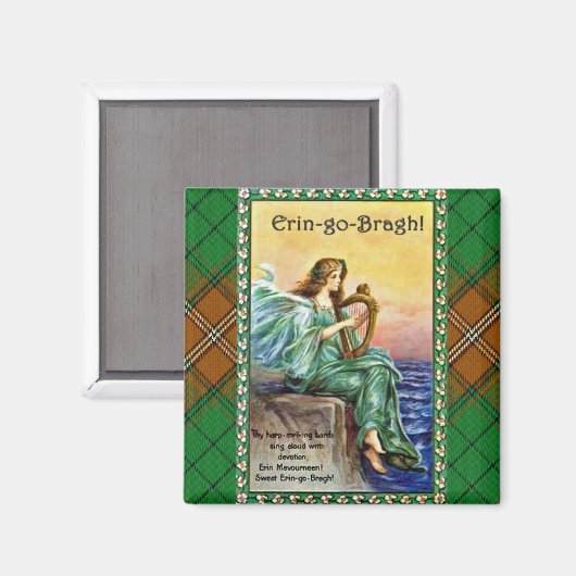 Aimant Éirinn avec la harpe (Recto/Verso)