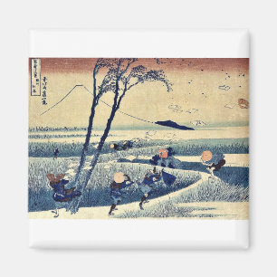 Aimant Ejiri de Sunshu par Katsushika, Hokusai Ukiyoe.