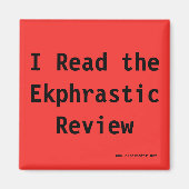 aimant ekphrasé rouge (Devant)