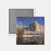 Aimant El Capitan réfléchit dans la rivière Merced à (Recto/Verso)