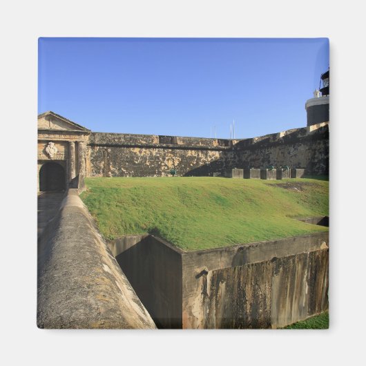 Aimant El Morro, Château San Felipe, Drawbridge, face (Devant)