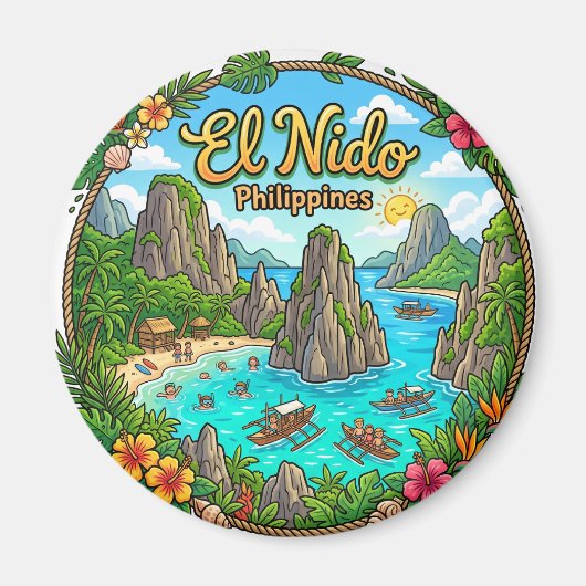 Aimant El Nido Philippines (Devant)