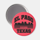 Aimant El Paso, Texas (Recto/Verso)