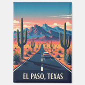 Aimant El Paso Texas Travel (Recto)
