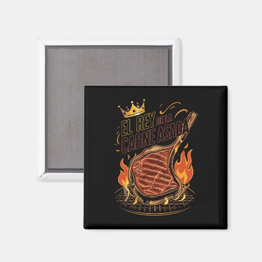 Aimant El Rey De La Carne Asada Bbq Cooker Master King F (Recto/Verso)