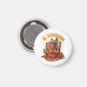 Aimant El Squatcho Bigfoot avec Maraca, Sombrero et Ponc (Recto/Verso)