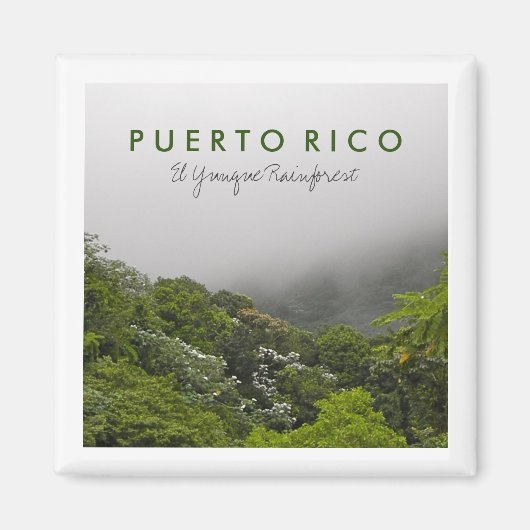 Aimant El Yunque, Porto Rico (Devant)