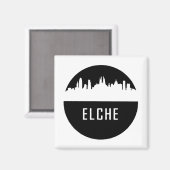 Aimant Elche | villes d'Espagne (Recto/Verso)