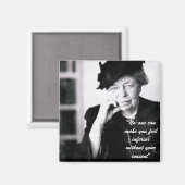 Aimant Eleanor Roosevelt - Personne ne peut vous faire se (Recto/Verso)