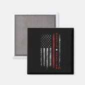 Aimant Élection du président -drapeau - Kamala Harris (Recto/Verso)