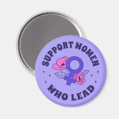 Aimant Élections Féministes - Soutien aux femmes qui diri (Recto/Verso)