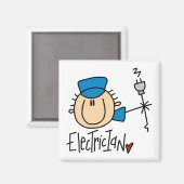 Aimant Électricien (Recto/Verso)