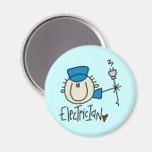Aimant Électricien (Recto/Verso)