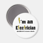 Aimant Électricien (Recto/Verso)