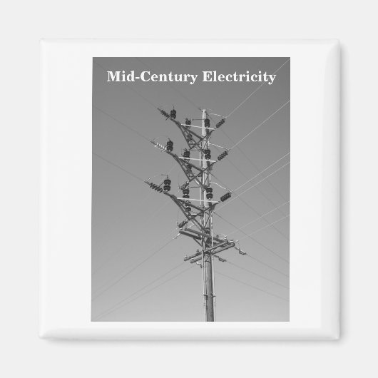 Aimant Électricité de milieu du XXe siècle (Devant)