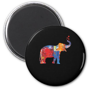 Aimant Elefanten Kunst als Leinwandmalerei