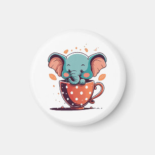 Aimant Élégance de l'éléphant