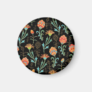 Aimant Élégance florale orientale transparente