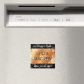 Aimant Élégant 7e 22e 49e anniversaire de Mariage de cuiv (In Situ (Lave-vaisselle))