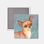 Aimant Elégant Chihuahua (Recto/Verso)
