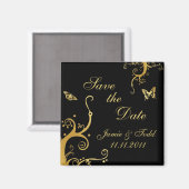 Aimant Elegant Dave la date (Recto/Verso)