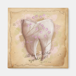 Aimant Élégant Dentiste Vintage Dental Assistant Cadeau