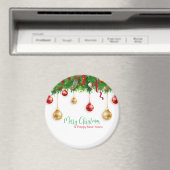 Aimant Elégant garde-robe de Noël avec ornements (In Situ (Lave-vaisselle))