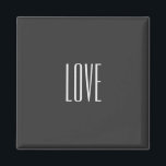Aimant Élégant Gris Arrière - plan Love Mariage Postage<br><div class="desc">Vous pouvez facilement changer les polices et les couleurs. Vous pouvez également ajouter votre logo et l'image arrière - plan comme vous le souhaitez.</div>