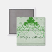 Aimant Élégant irlandais - Customisé (Recto/Verso)