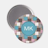 Aimant Élégant nectar rose (Recto/Verso)