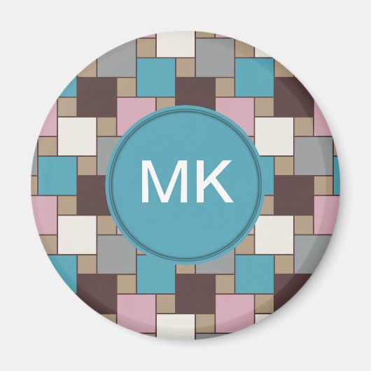 Aimant Élégant nectar rose (Devant)