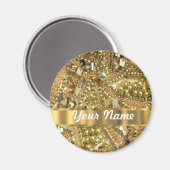 Aimant Elégant or bling (Recto/Verso)