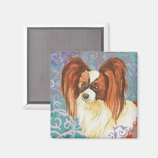 Aimant Élégant Papillon (Recto/Verso)