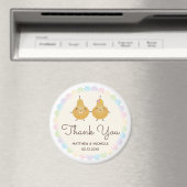 Aimant Elégant Parfait Pear Whimsical Mariage Merci (In Situ (Lave-vaisselle))