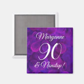 Aimant Elegant Purple 90 et fête d'anniversaire sans esca (Recto/Verso)
