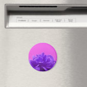 Aimant Elegant Purple Raspberry Floral (In Situ (Lave-vaisselle))