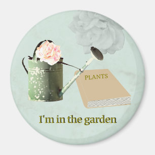 Aimant élégant rustique pour amateur de jardin