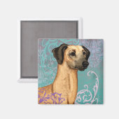 Aimant Élégant Sloughi (Recto/Verso)