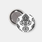 Aimant Elégant Vintage Damask Texture sans joint (Recto/Verso)