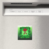 Aimant Élégante couronne de Noël (In Situ (Lave-vaisselle))