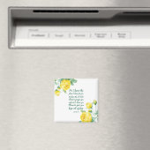 Aimant Élégante Écriture Florale 29:11 (In Situ (Lave-vaisselle))