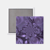 Aimant Élégante étincelle Royale Purple Liquide (Recto/Verso)